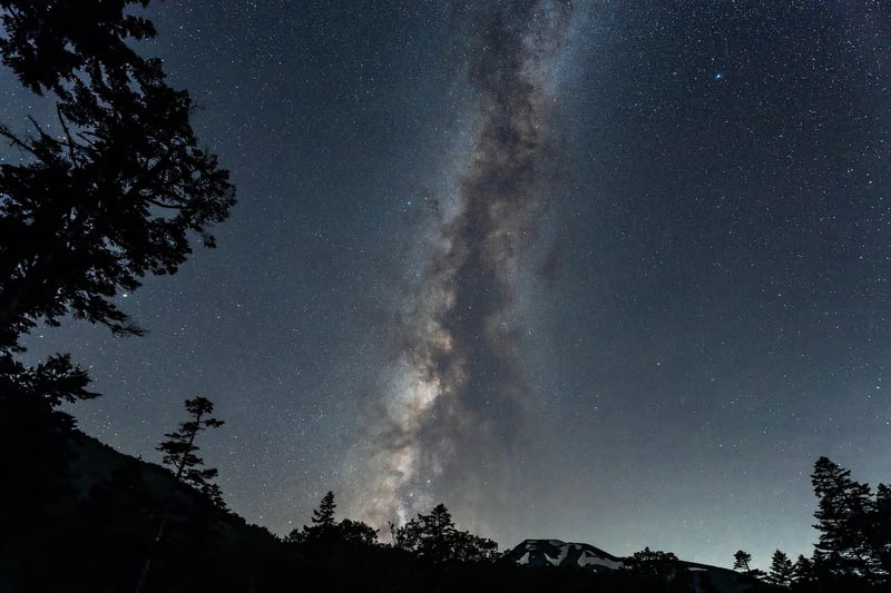 Starry Night Sky Backdrop